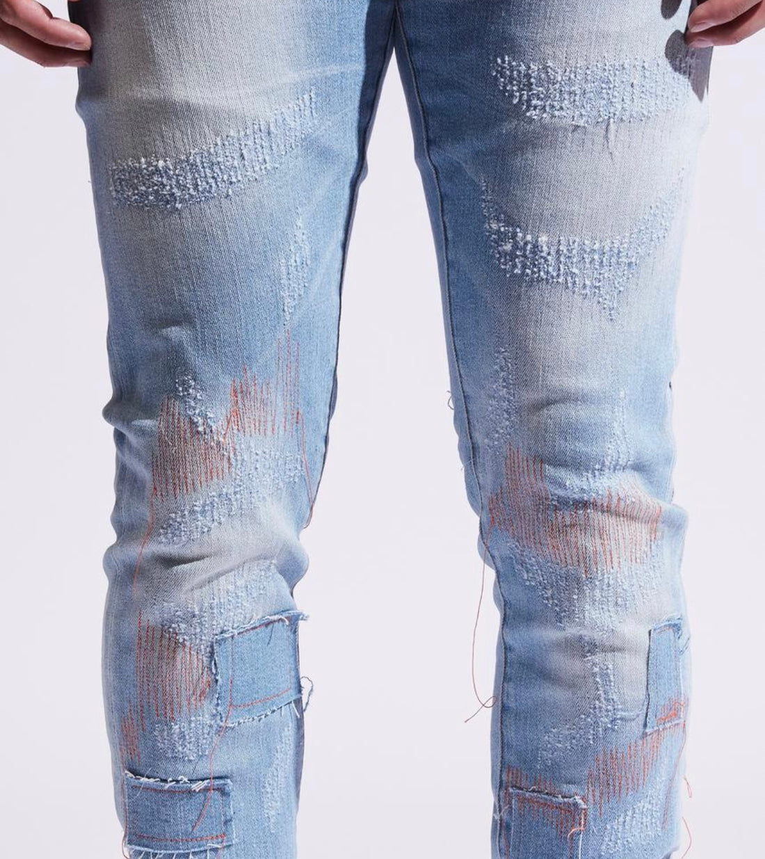 Crysp Denim ATLANTIC - BLUE COLOR PATCHWORK (CRYf122-109)